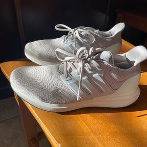 Adidas Light Gray Running Shoes